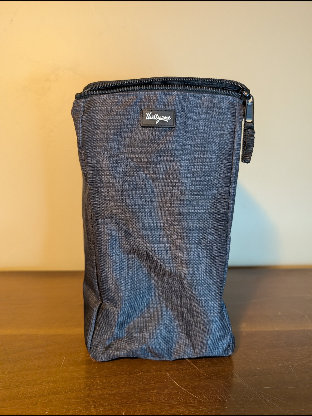 thirty-one Charcoal Gray Insulated Cooler 12 Pack Can Organizer Pouch